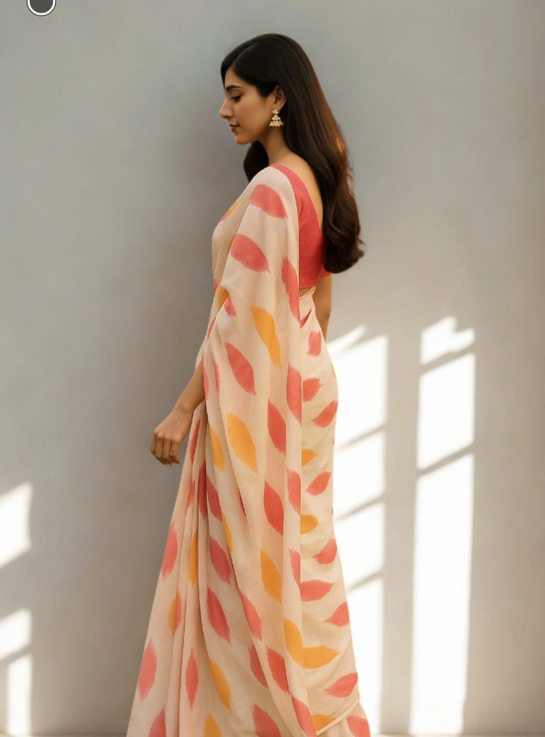 Multicolour Printed Linen