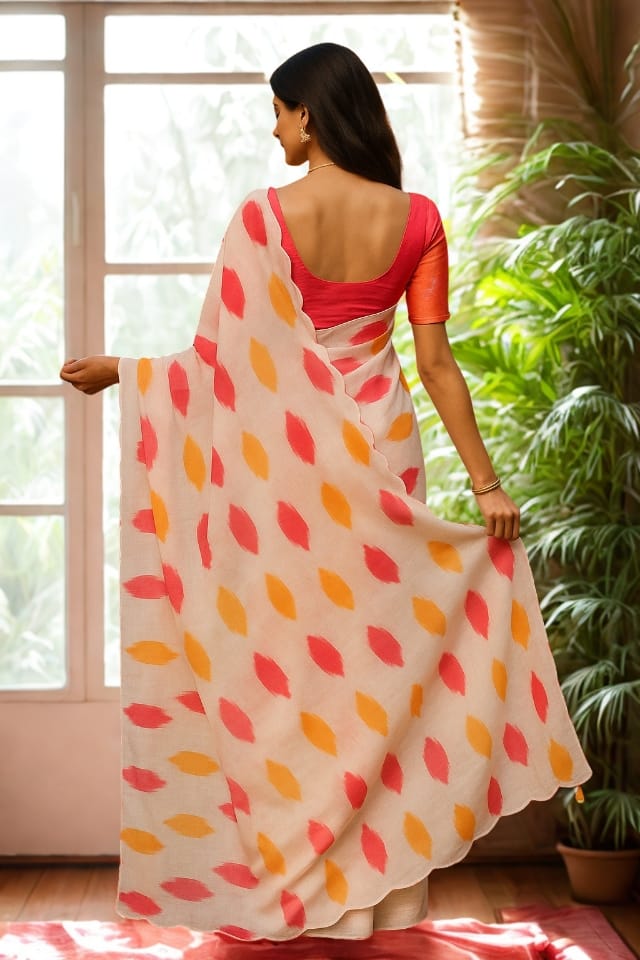 Multicolour Printed Linen